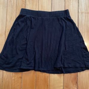 Black a-line skirt (size medium)